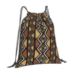 Sac à Dos Africain à Cordon en tissu coloré