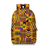 Sac à dos motif Kente africain