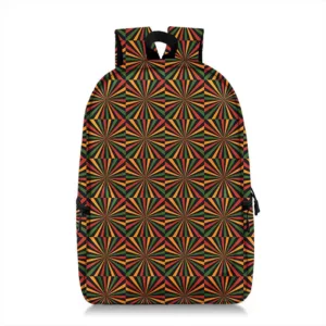 Sac à dos africain multicolore à motifs traditionnels