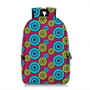 Sac à dos en pagne africain coloré et élégant