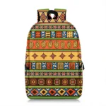 Sac à dos imprimé en wax coloré et unique