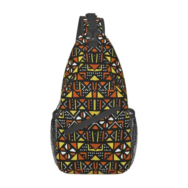 Sac en bandoulière aux motifs africains, tendance