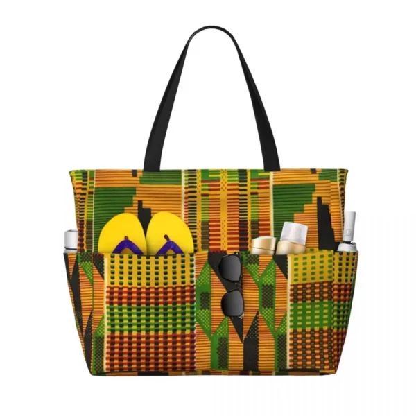 sac-cabas-africain-motif-kente-1 Sac cabas africain motif Kente coloré et élégant