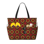 Sac cabas africain traditionnel aux motifs colorés