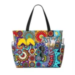 Sac cabas en wax coloré