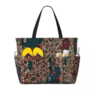 Sac Cabas Ethnique aux motifs africains colorés