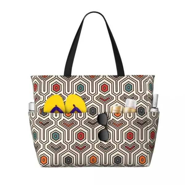 sac-cabas-wax-gris-1 Sac cabas africain en tissu wax gris
