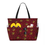 Sac cabas en wax au motif africain