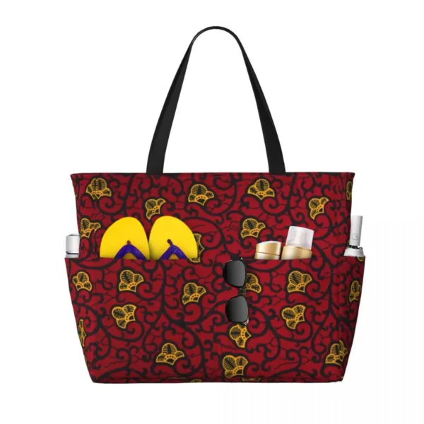 sac-cabas-wax-motif-africain-1 Sac cabas en wax au motif africain
