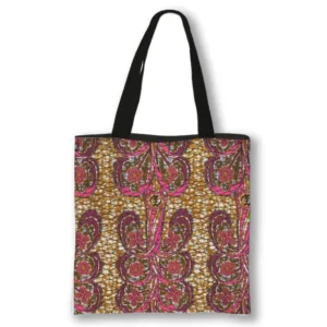 Sac Tissu Africain Tote Bag aux motifs colorés et uniques