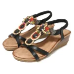 Sandales à talons, style africain, parfaite pour l'été