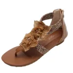Sandales Africaines Florales avec motif distinctif