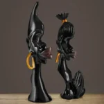 Statue Africain représentant un couple en harmonie