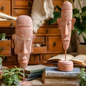 Statuette Africaine Ancienne en bois sculpté