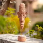 Sculpture africaine d'art populaire en bois
