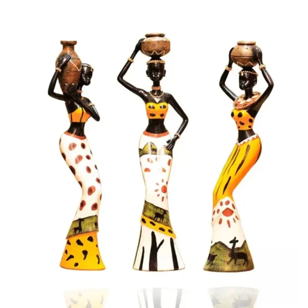 statuette-africaine-en-laiton-1 Statuette Africaine en laiton, décoration unique et artisanale