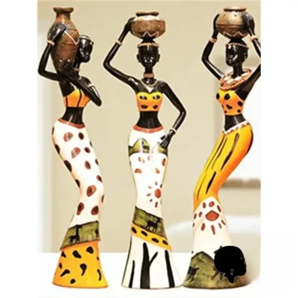 Pièce décorative en laiton, symbole de l'art africain traditionnel