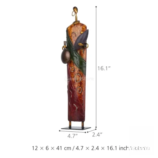 Décoration murale, statuette femme africaine
