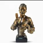 Sculpture inspirée de la musique africaine moderne