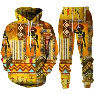 Survêtement Africain Jaune pour homme
