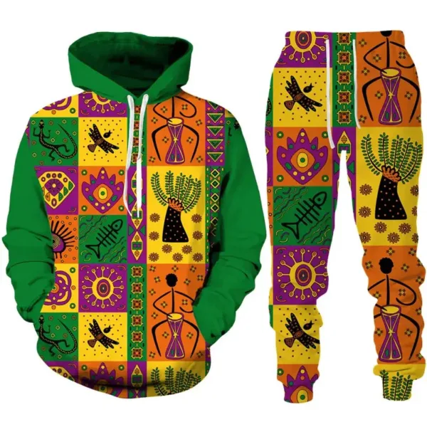 survetement-africain-vert-1 Survêtement africain vert pour homme