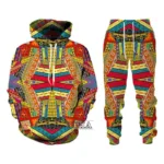 Survêtement africain avec motifs traditionnels pour homme
