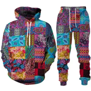 Survêtement Africain avec motif traditionnel pour homme