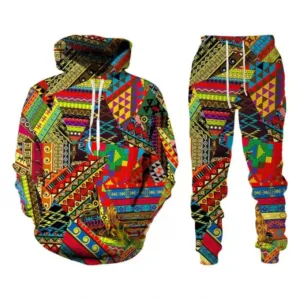 Survêtement Africain Moderne pour homme avec motif stylé