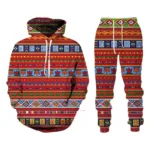 Survêtement Africain Motif Wax pour homme