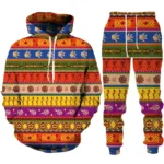 Survêtement symboles africains pour homme en style moderne