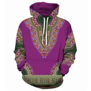 Sweat avec pagne africain pour homme