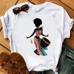 T-Shirt Africain Black Queen pour femme