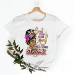 Vêtement féminin, T-Shirt Black Queen avec design distinct