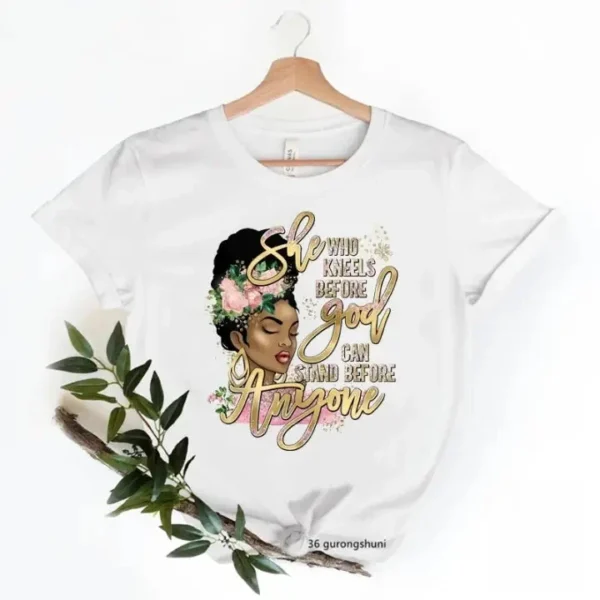 T-Shirt Black Queen, mélange de tradition et modernité