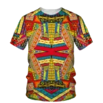 T-Shirt graphique carte d'Afrique