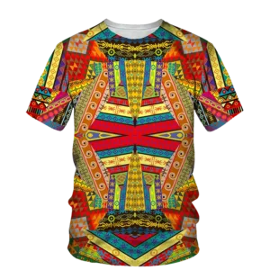 T-Shirt carte Afrique en coton