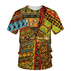 Design de l'Afrique sur t-shirt
