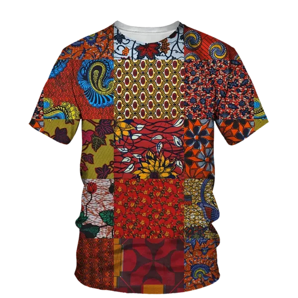 T-Shirt avec carte d'Afrique moderne