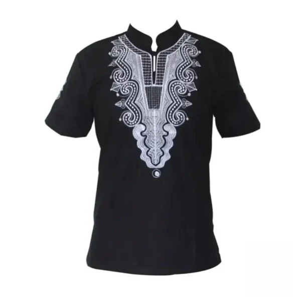 Design traditionnel sur T-shirt Dashiki