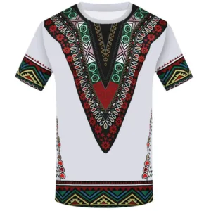 T-Shirt Africain Imprimé Zoulou