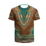 T-Shirt africain avec impression culturelle