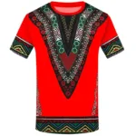 T-Shirt africain unique au design Zoulou