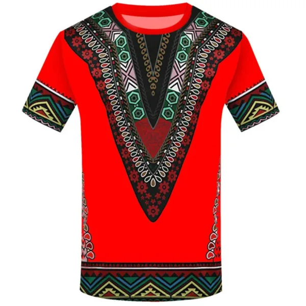 T-Shirt africain unique au design Zoulou