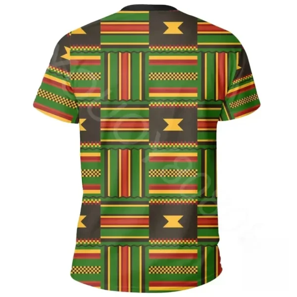 T-shirt Kenté avec motifs africains traditionnels élégants