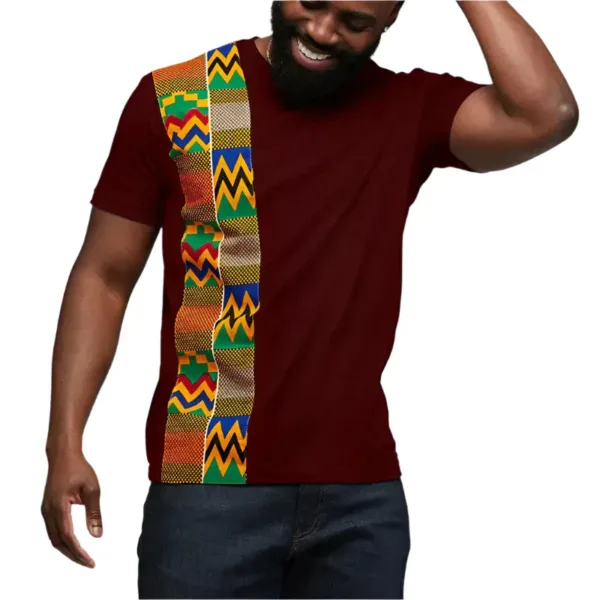 T-Shirt culturel africain, design traditionnel