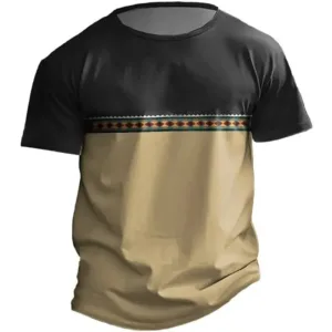 T-Shirt Africain Moderne Homme