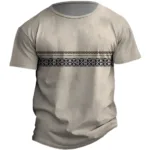 T-Shirt léger et moderne pour homme au style africain