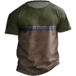 T-Shirt style africain moderne pour homme