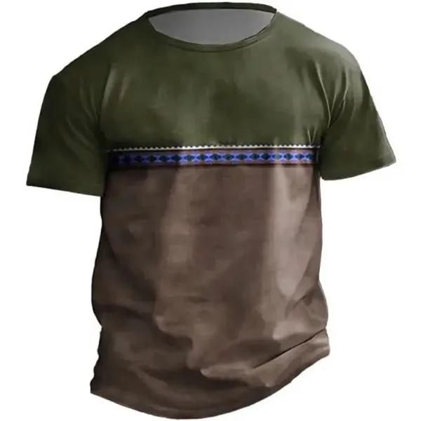 T-Shirt style africain moderne pour homme