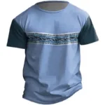 T-Shirt homme avec motifs africains contemporains